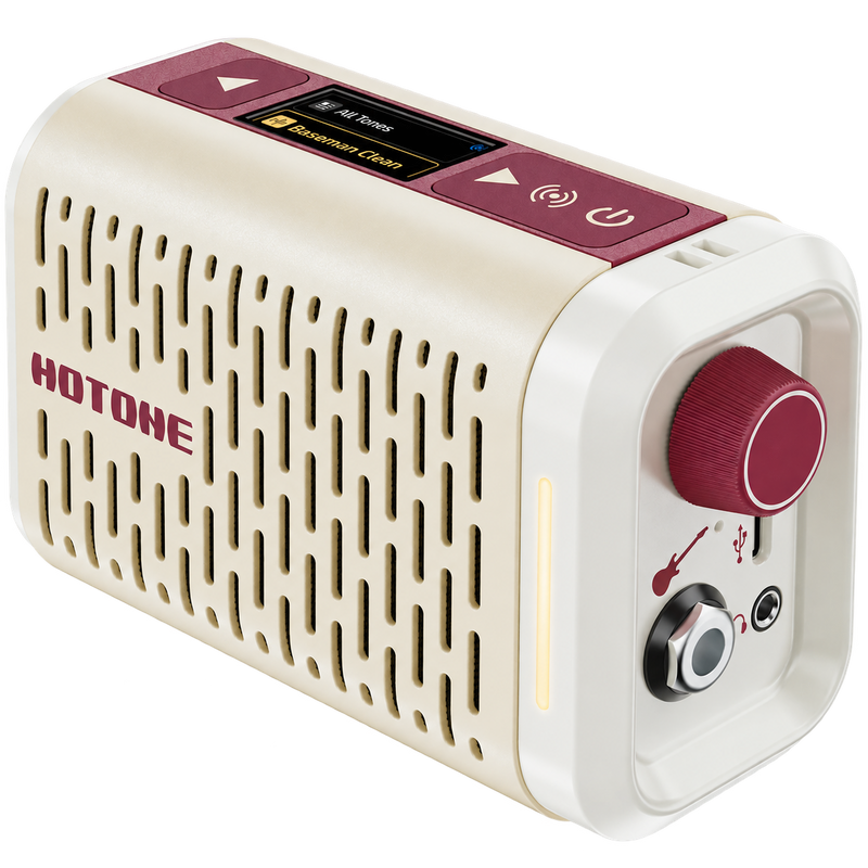 Hotone Pulze Mini Modelling Guitar Amp - White