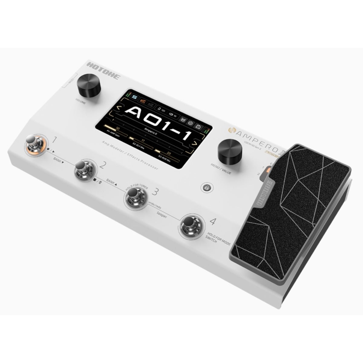 hotone pedal amp Ampero II Multi FX – Global Music Imports Fender Pugilist Distortion V2 With its intuitive interface blinds-bags-amp-cases Version:CE Version(without throttle)