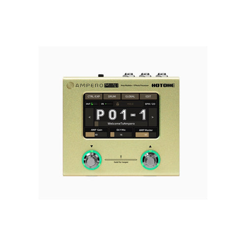 Hotone Ampero Mini Guitar FX Pedal (Marigold)