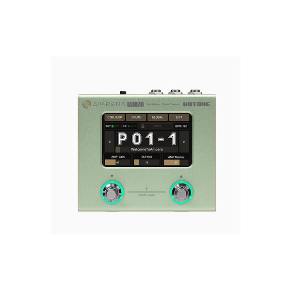 Hotone Ampero Mini Guitar FX Pedal (Matcha Green)