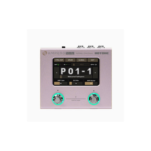 Hotone Ampero Mini Guitar FX Pedal (Purple Taro)