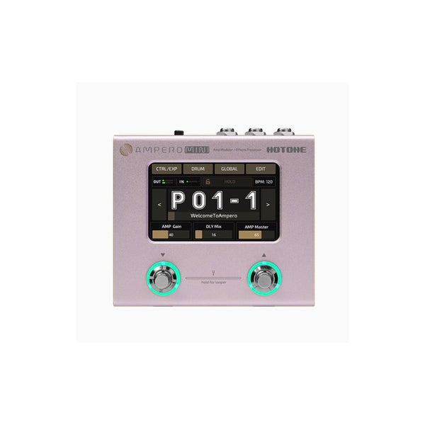 Hotone Ampero Mini Guitar FX Pedal (Purple Taro)