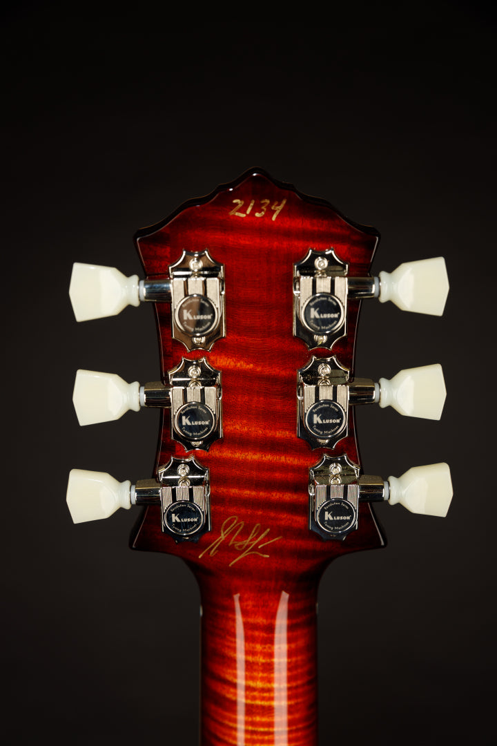 Knaggs USA Keni Aged Scotch T1 Top and Neck With Navajo Sun Inlay