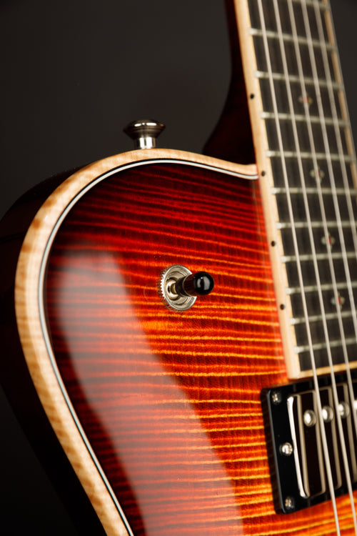 Knaggs USA Keni Aged Scotch T1 Top and Neck With Navajo Sun Inlay