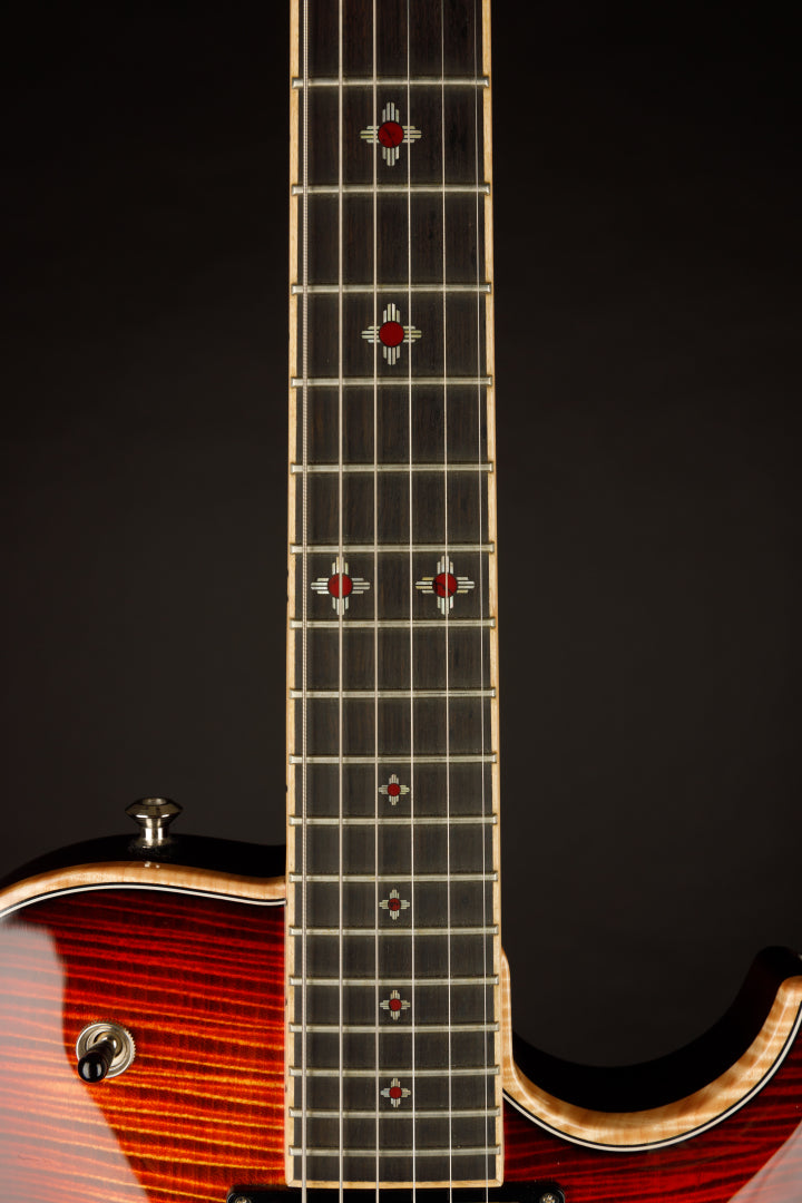 Knaggs USA Keni Aged Scotch T1 Top and Neck With Navajo Sun Inlay