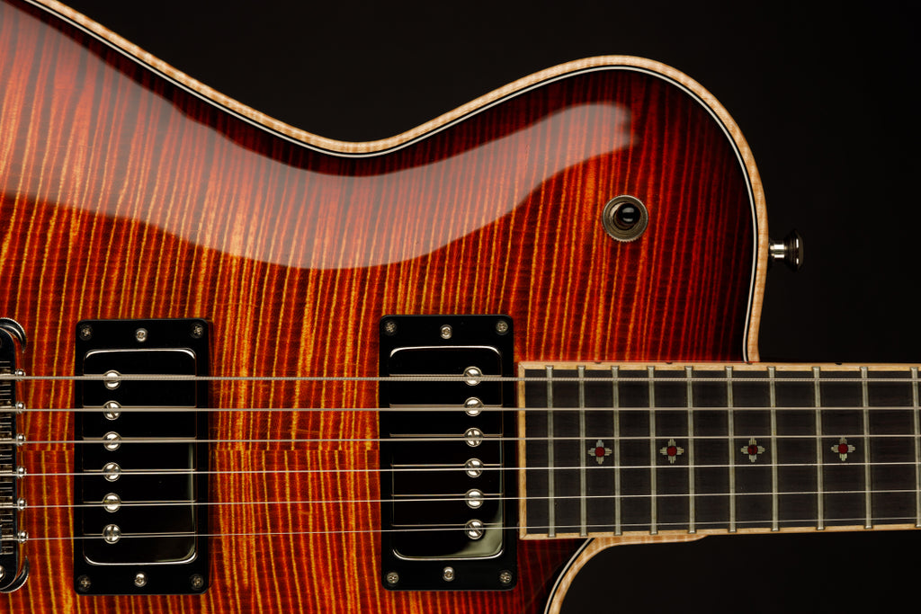 Knaggs USA Keni Aged Scotch T1 Top and Neck With Navajo Sun Inlay