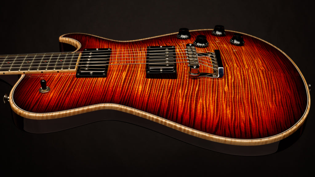 Knaggs USA Keni Aged Scotch T1 Top and Neck With Navajo Sun Inlay