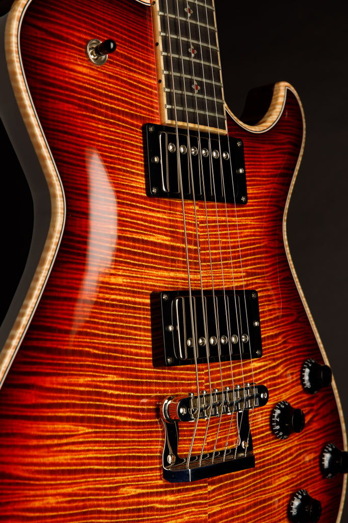 Knaggs USA Keni Aged Scotch T1 Top and Neck With Navajo Sun Inlay