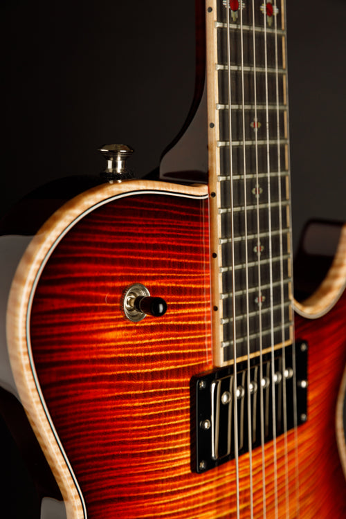 Knaggs USA Keni Aged Scotch T1 Top and Neck With Navajo Sun Inlay