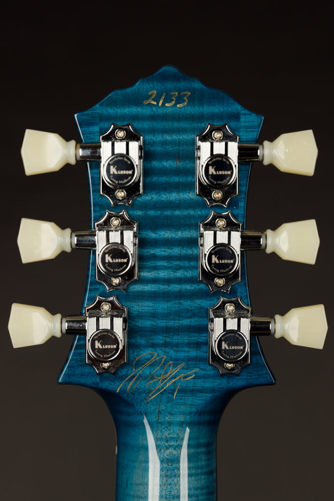 Knaggs USA Keni BlueBurst T1 Top and Neck With Navajo Sun Inlay