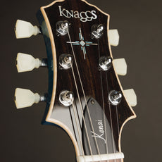 Knaggs USA Keni BlueBurst T1 Top and Neck With Navajo Sun Inlay