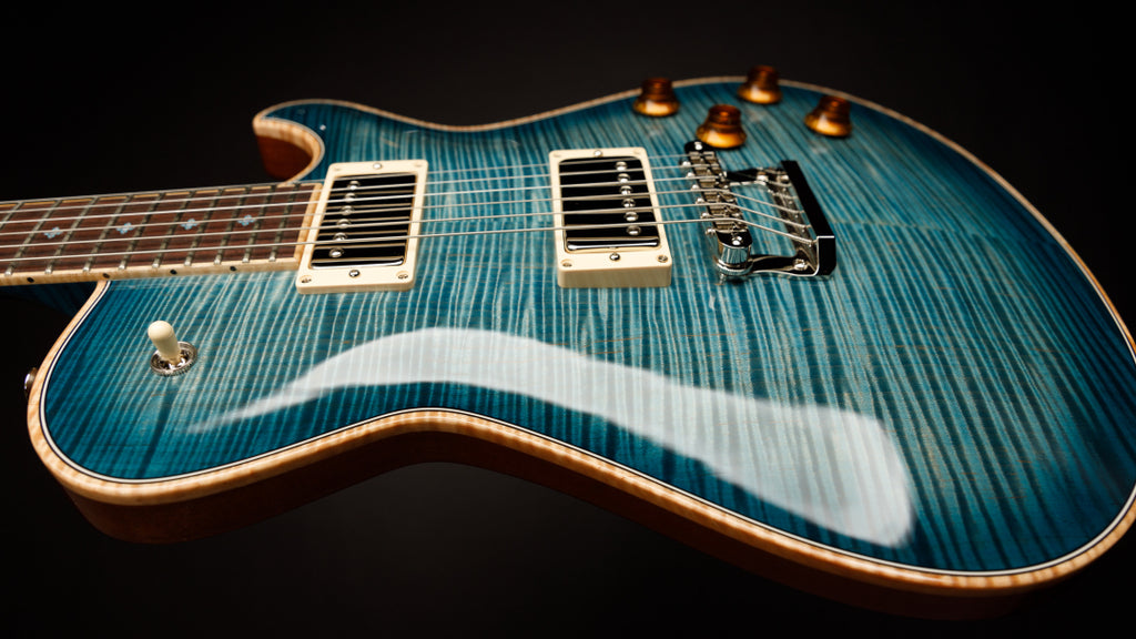 Knaggs USA Keni BlueBurst T1 Top and Neck With Navajo Sun Inlay