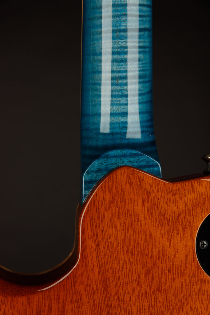 Knaggs USA Keni BlueBurst T1 Top and Neck With Navajo Sun Inlay