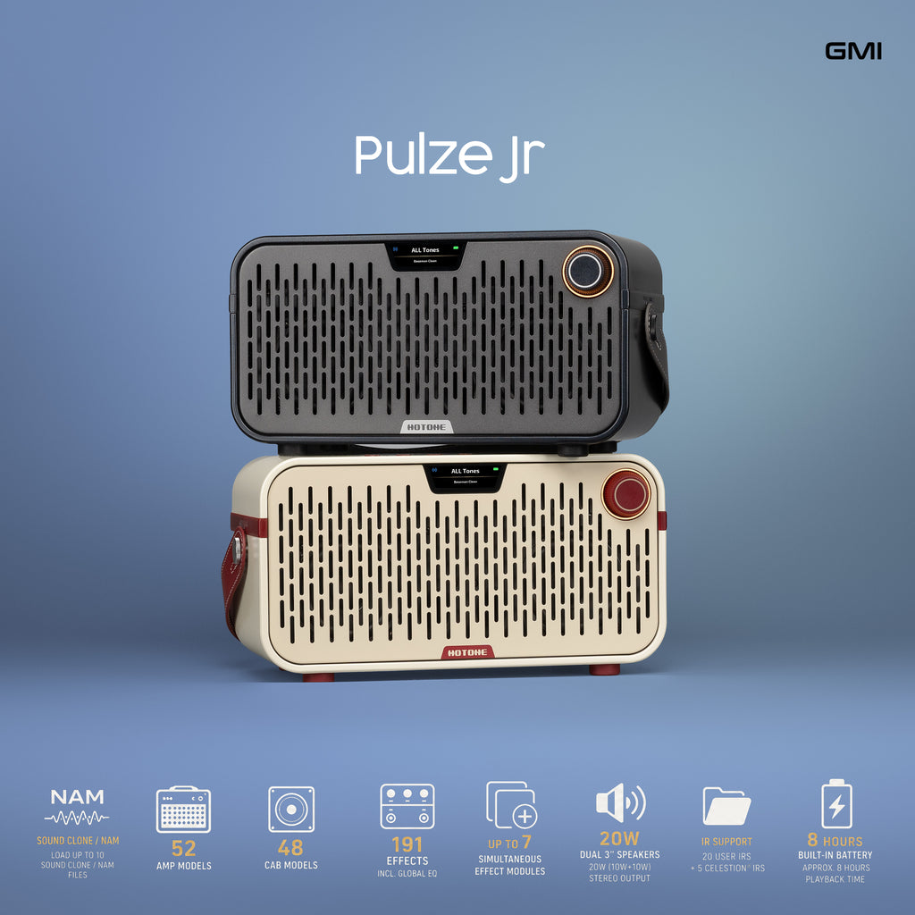 Hotone Pulze Jr - Mini Modelling Amp - White