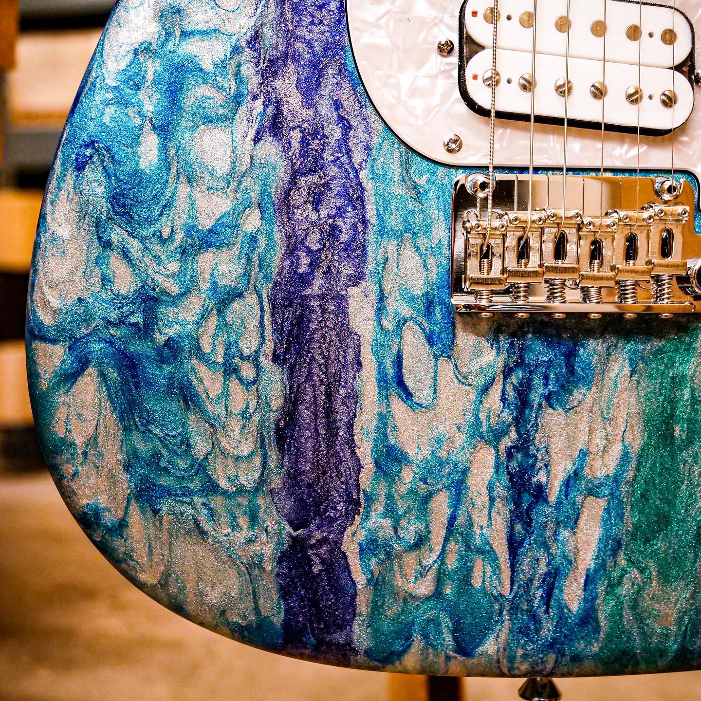 James Tyler USA Studio Elite HD Electric Guitar - Arctic Mint Shmear
