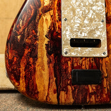 Load image into Gallery viewer, James Tyler USA Studio Elite HD in Caramel Cappuccino Shmear with Vintage White Pearl pickguard