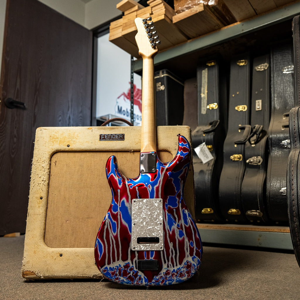 James Tyler USA LA Studio Classic – Vintage Psychedelic Vomit (Studio Elite Headstock)