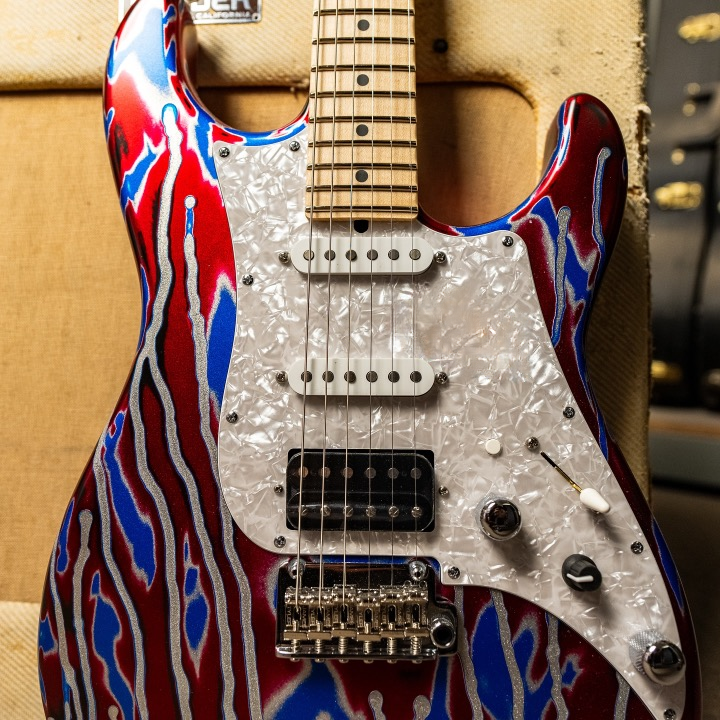 James Tyler USA LA Studio Classic – Vintage Psychedelic Vomit (Studio Elite Headstock)