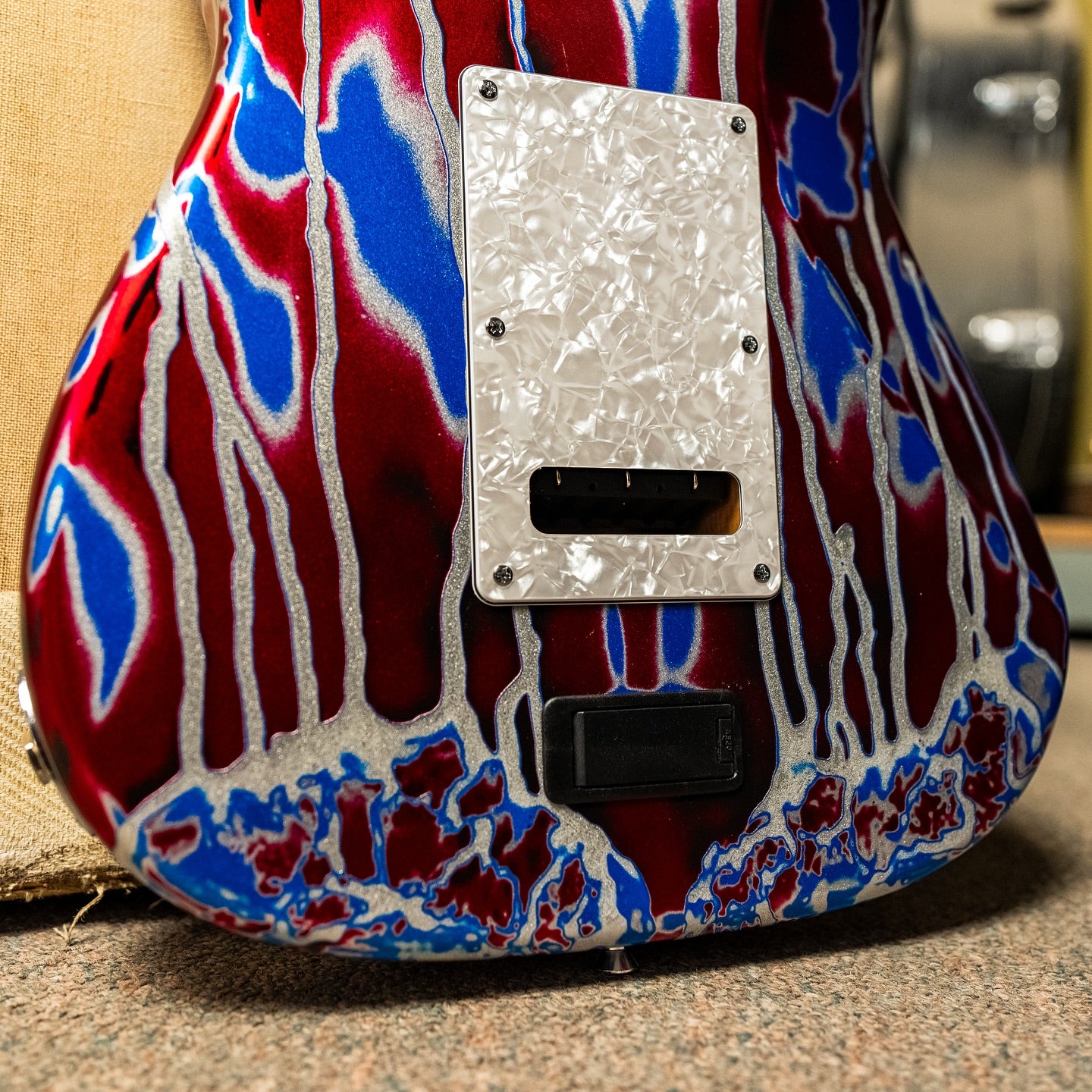 James Tyler USA LA Studio Classic – Vintage Psychedelic Vomit (Studio Elite Headstock)