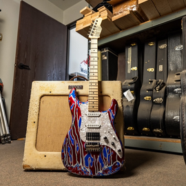 James Tyler USA LA Studio Classic – Vintage Psychedelic Vomit (Studio Elite Headstock)