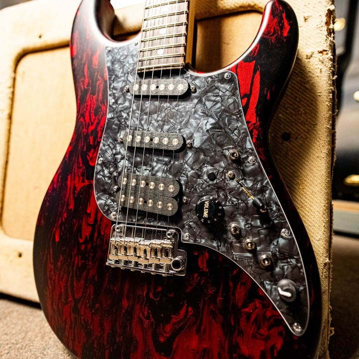 James Tyler USA Studio Elite Black Shmear over Red Tint