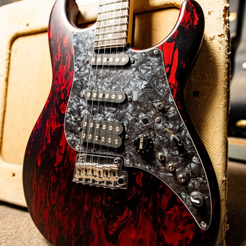 James Tyler USA Studio Elite Black Shmear over Red Tint