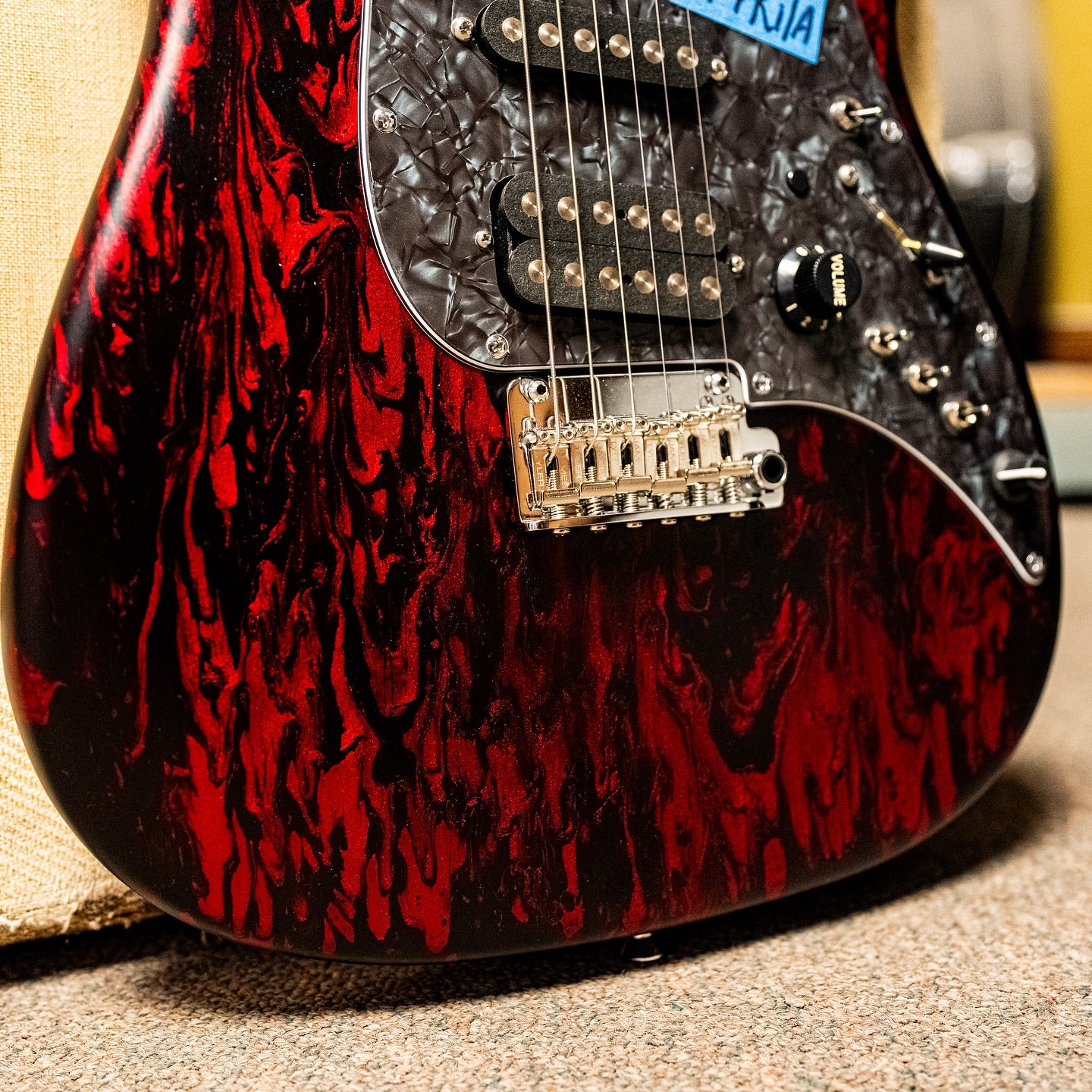 James Tyler USA Studio Elite Black Shmear over Red Tint