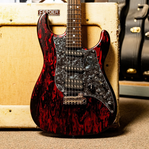 James Tyler USA Studio Elite Black Shmear over Red Tint