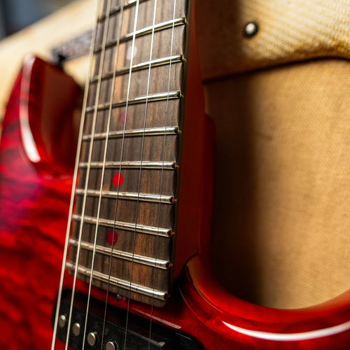 James Tyler USA Studio Elite HD-P in Twisted Fade Black/Red