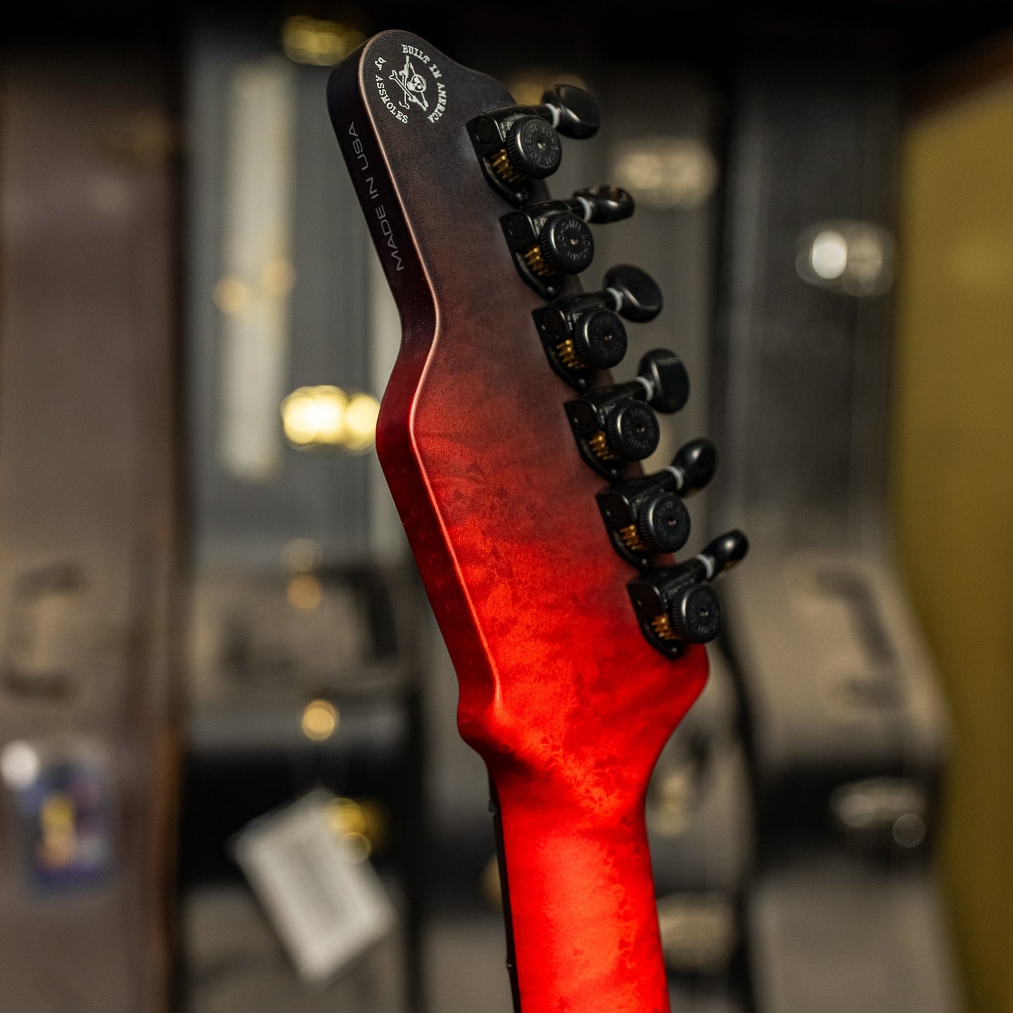 James Tyler USA Studio Elite HD-P in Twisted Fade Black/Red