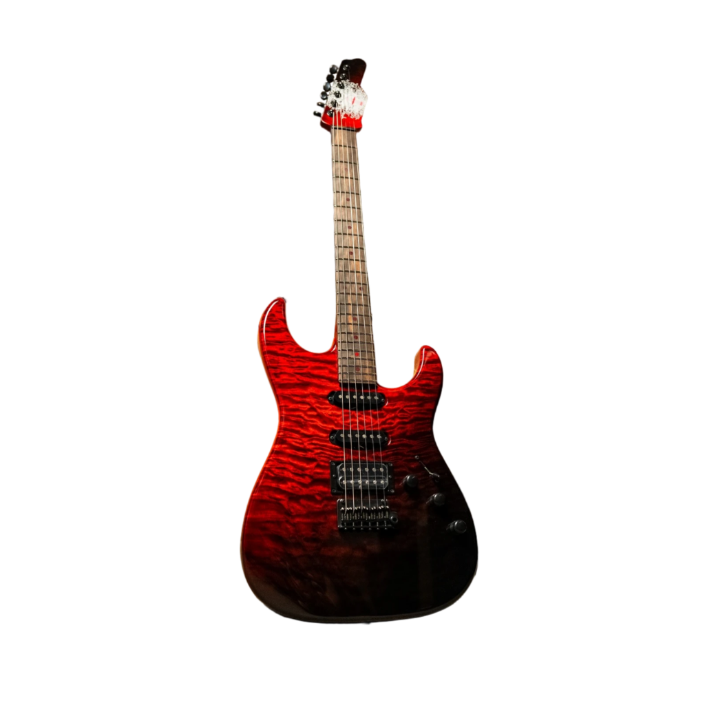 James Tyler USA Studio Elite HD-P in Twisted Fade Black/Red