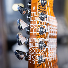 Load image into Gallery viewer, James Tyler USA Studio Elite HD in Blue-Purple Burst with a quilted maple top and a roasted maple neck