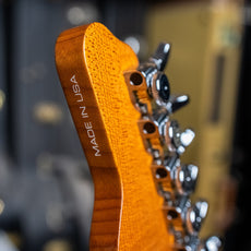 James Tyler USA Studio Elite HD in Blue-Purple Burst with a quilted maple top and a roasted maple neck