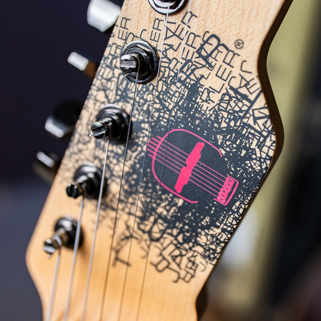 James Tyler USA Studio Elite HD – Natural 5A Quilt Maple with Bare Arm Contour in Vintage Psychedelic Vomit