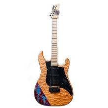 Load image into Gallery viewer, James Tyler USA Studio Elite HD – Natural 5A Quilt Maple with Bare Arm Contour in Vintage Psychedelic Vomit
