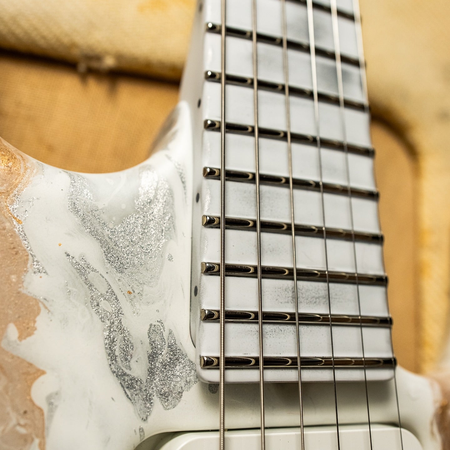 James Tyler USA Studio Elite in White Shmear with a matching neck