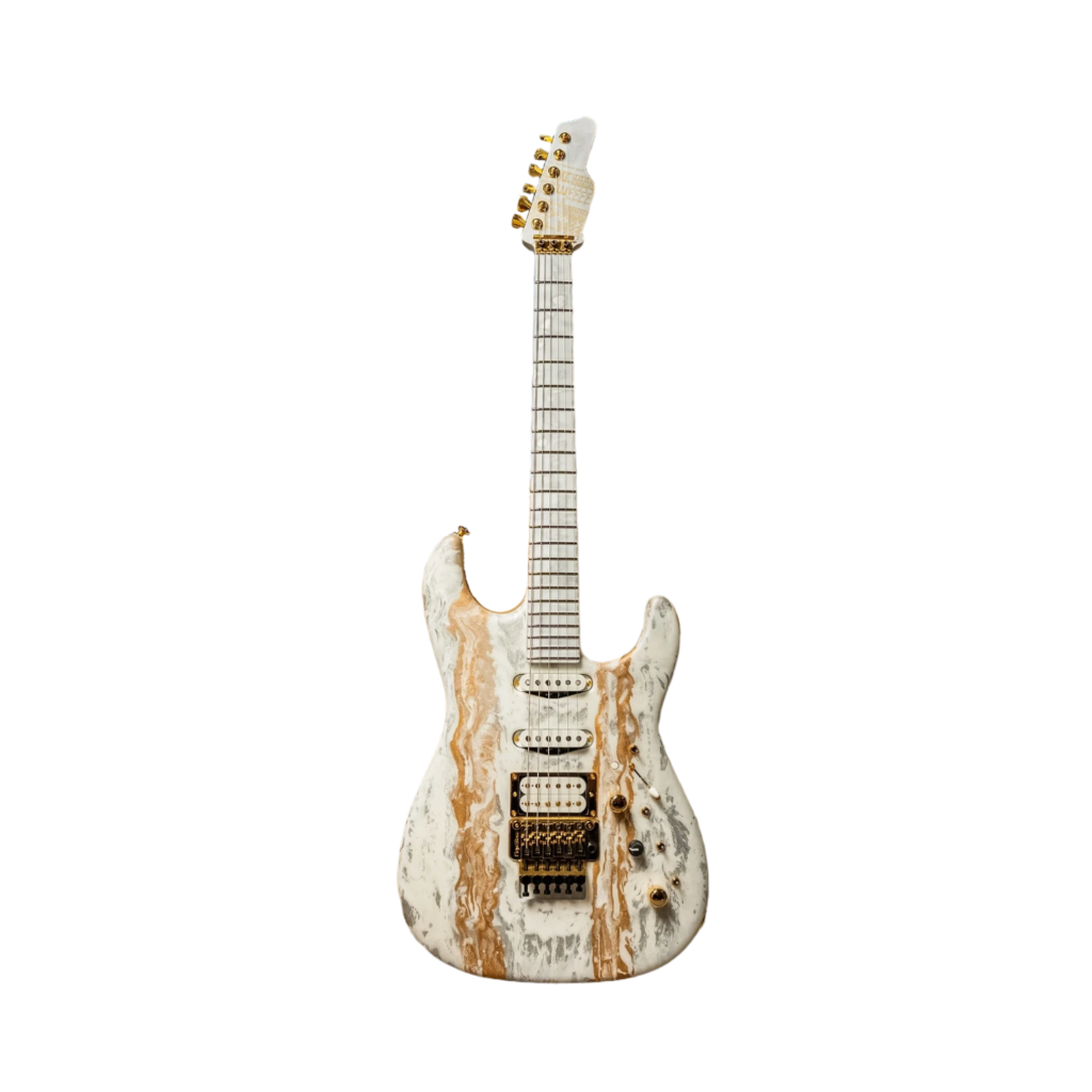 James Tyler USA Studio Elite in White Shmear with a matching neck