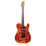 James Tyler USA Tylerbastar in Fire Shmear with a roasted Birdseye Maple Neck