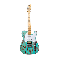 James Tyler USA Tylerbastar in Barn Find finish  Birdseye Maple neck, and Tummy & arm contours
