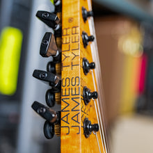 Load image into Gallery viewer, James Tyler USA Tylerbastar in Fire Shmear with a roasted Birdseye Maple Neck