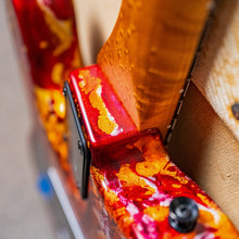 Load image into Gallery viewer, James Tyler USA Tylerbastar in Fire Shmear with a roasted Birdseye Maple Neck