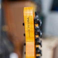 James Tyler USA Tylerbastar in Fire Shmear with a roasted Birdseye Maple Neck