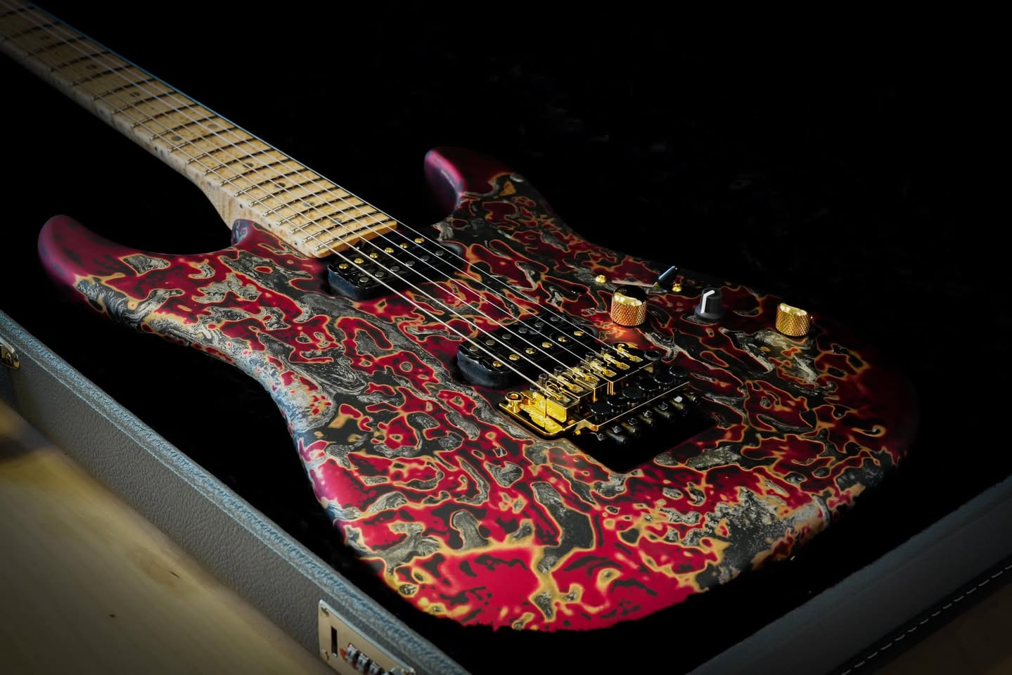 James Tyler USA Studio Elite HD Electric Guitar - Burning Water 2K