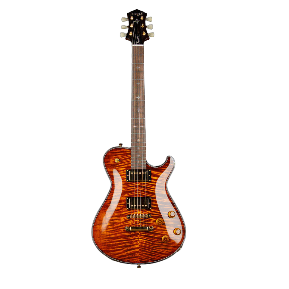Knaggs USA Eric Steckel Keni T/S in Aged Scotch T1 Top Black Onyx Binding