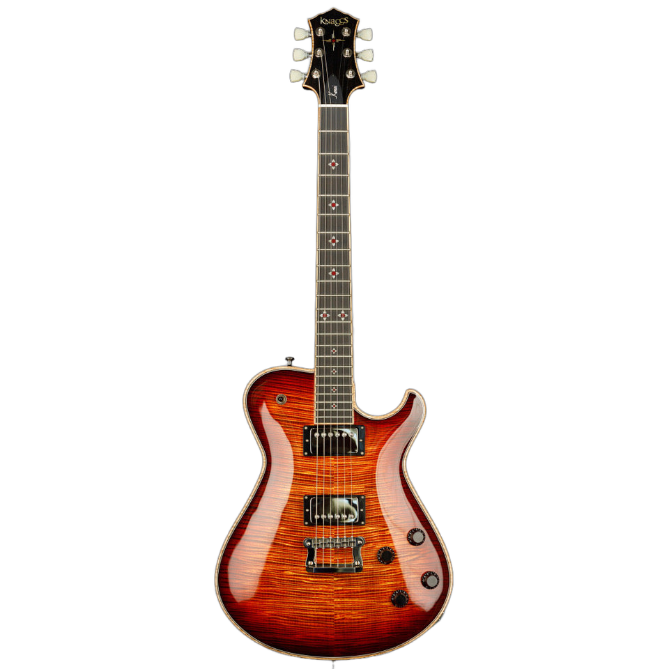 Knaggs USA Keni Aged Scotch T1 Top and Neck With Navajo Sun Inlay