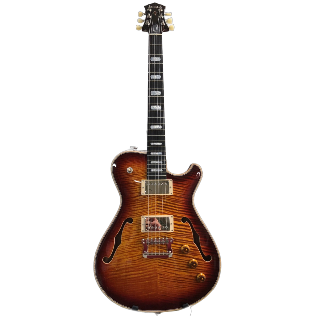 Knaggs Guitars USA - Chena, 454, Dark Cherry Burst