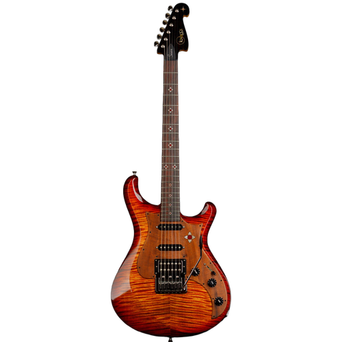 Knaggs USA Severn Fire Burst  Navajo Sun Inlay package T1 Top