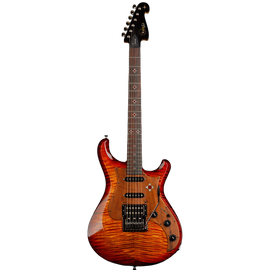 Knaggs USA Severn Fire Burst  Navajo Sun Inlay package T1 Top