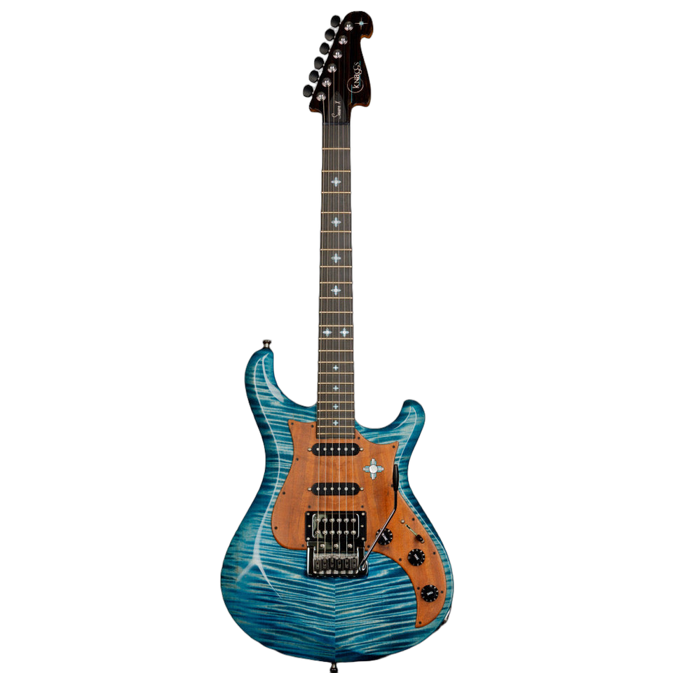 Knaggs USA Severn X BlueBurst Navajo Sun Inlay package T1 Top