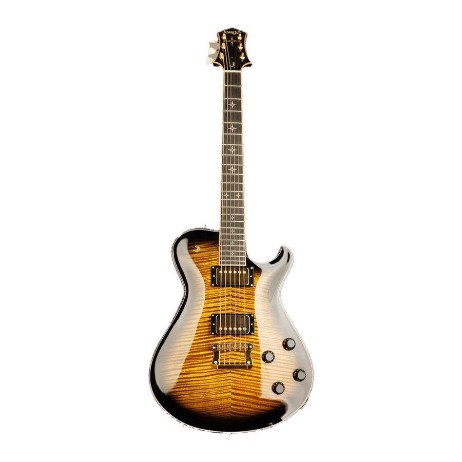 Knaggs Guitars USA  - Kenai, # 2200, Sunflower Black Burst